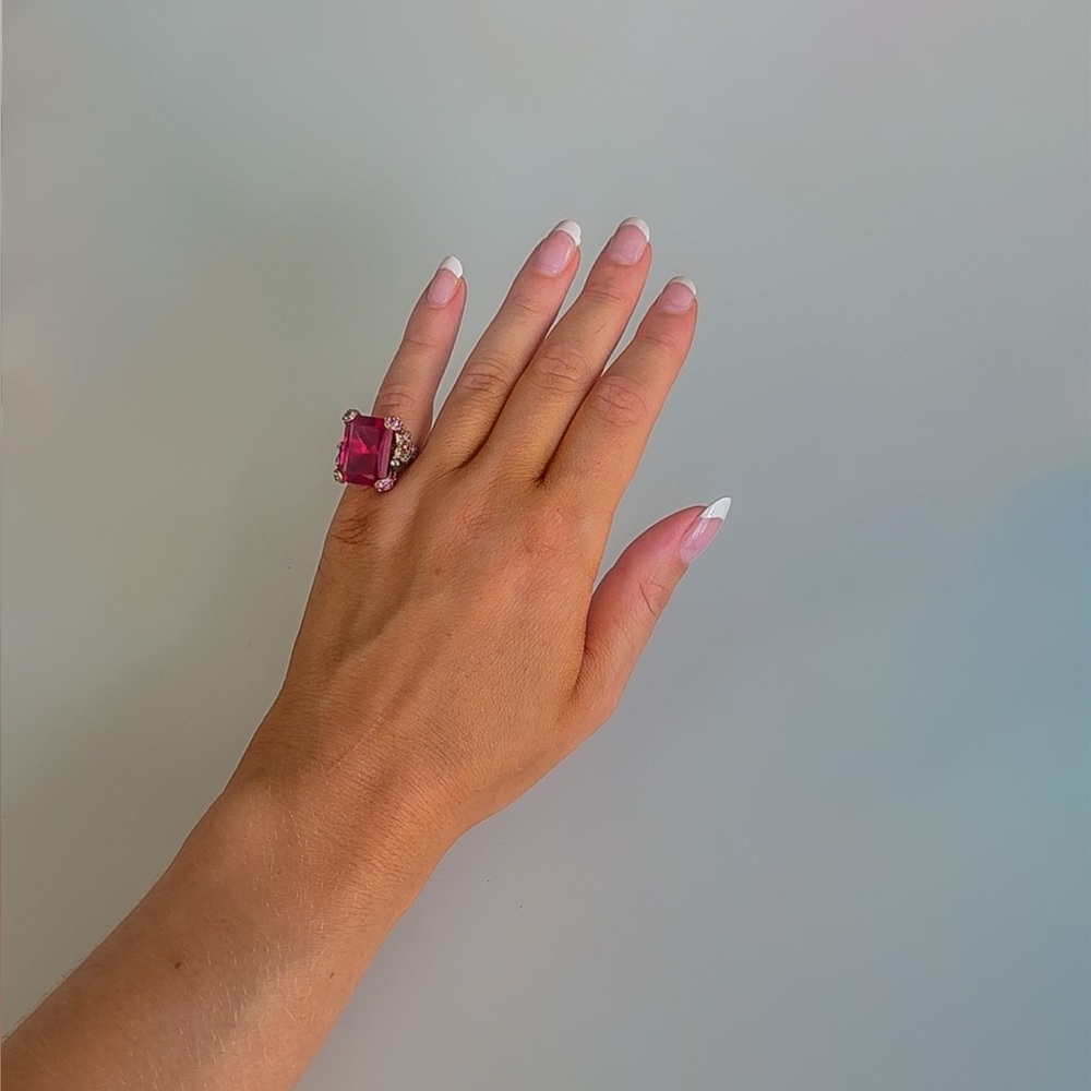 Cinderella Ruby Ring - Picture 2 of 4